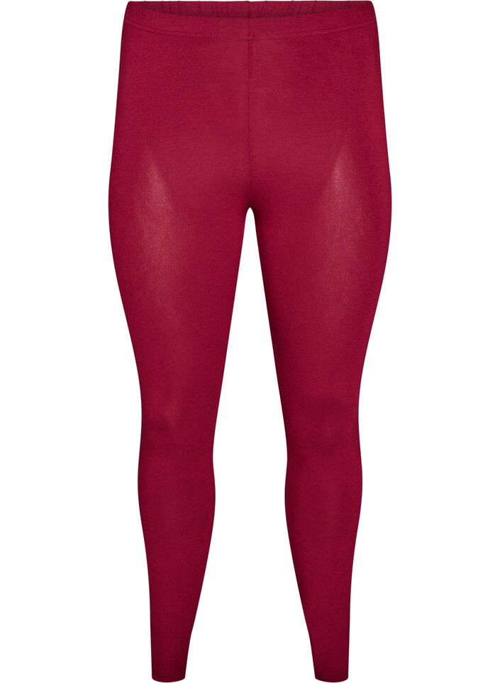 Leggings basiques en viscose, Rouge, Packshot image number 0
