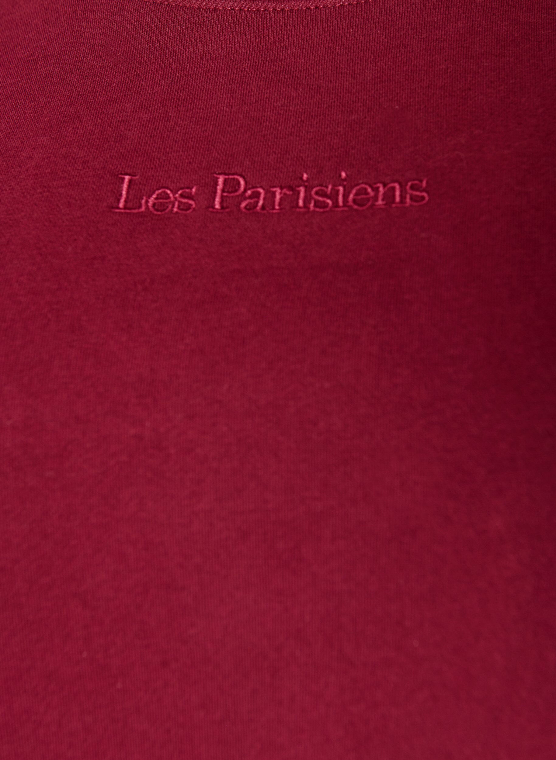 ZizziSweat-shirt avec imprim&eacute; texte, Bordeaux, Packshot image number 2