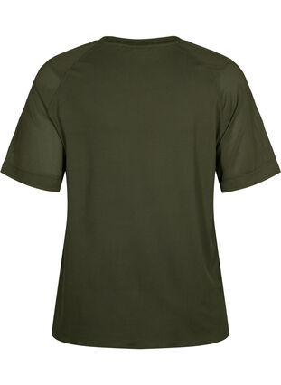 T-shirt d'entraînement à manches courtes et col ras du cou, Forest Night, Packshot image number 1