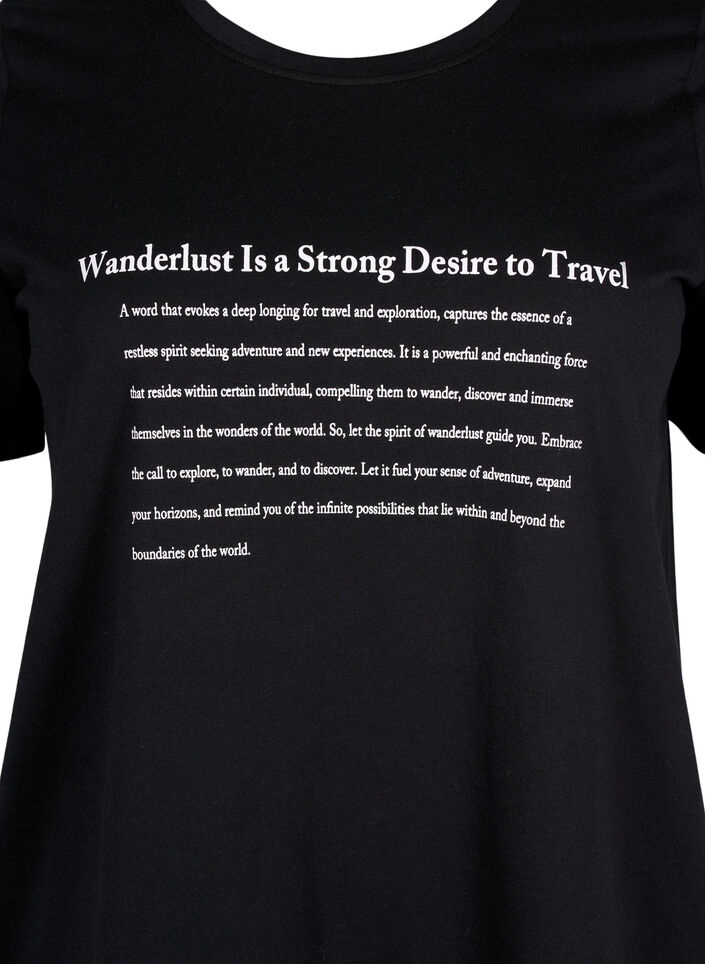 FLASH - T-shirt avec motif, Black Wanderlust, Packshot image number 2