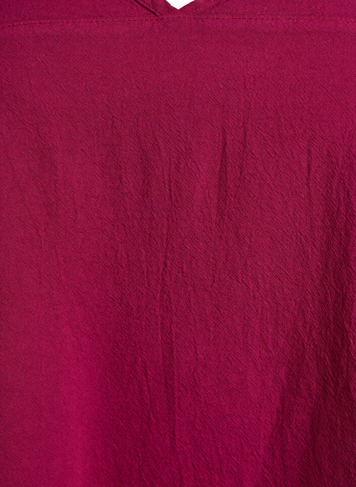 Robe &agrave; manches courtes en coton, Bordeaux, Packshot image number 2