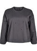 Sweat-shirt avec œillets, Gris anthracite, Packshot image number 0
