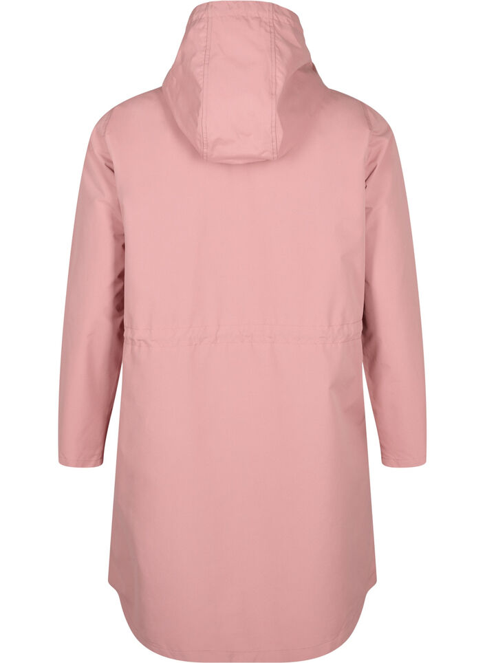 FLASH - Parka imperméable avec capuche, Ash Rose, Packshot image number 1