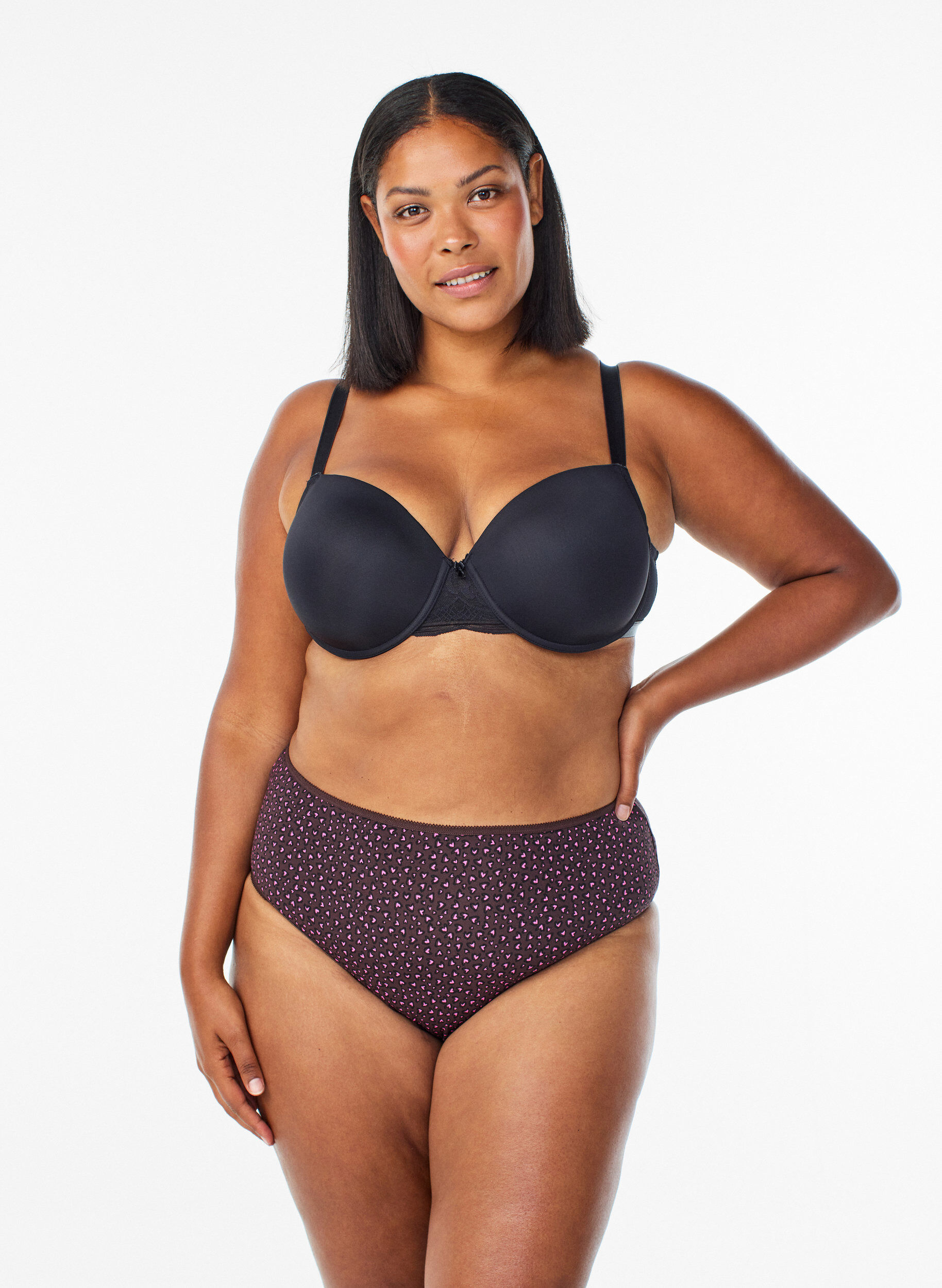 7-pack de culottes avec une taille standard, Rose, Model