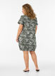 Robe en coton &agrave; manches courtes avec imprim&eacute;, Vert, Model image number 2