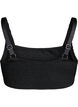Haut de bikini en crêpe avec bretelles réglables, Noir, Packshot image number 1