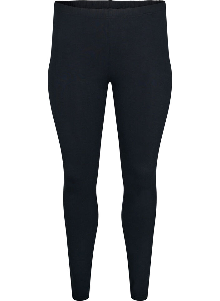 Leggings basiques en viscose, Noir, Packshot image number 0