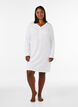 Nuisette en coton biologique avec broderie ajour&eacute;e, Blanc, Model image number 1