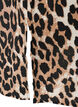 Robe &agrave; col en V en viscose, Marron, Packshot image number 3