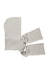 &Eacute;charpe en maille &agrave; capuche, Gris, Packshot image number 3