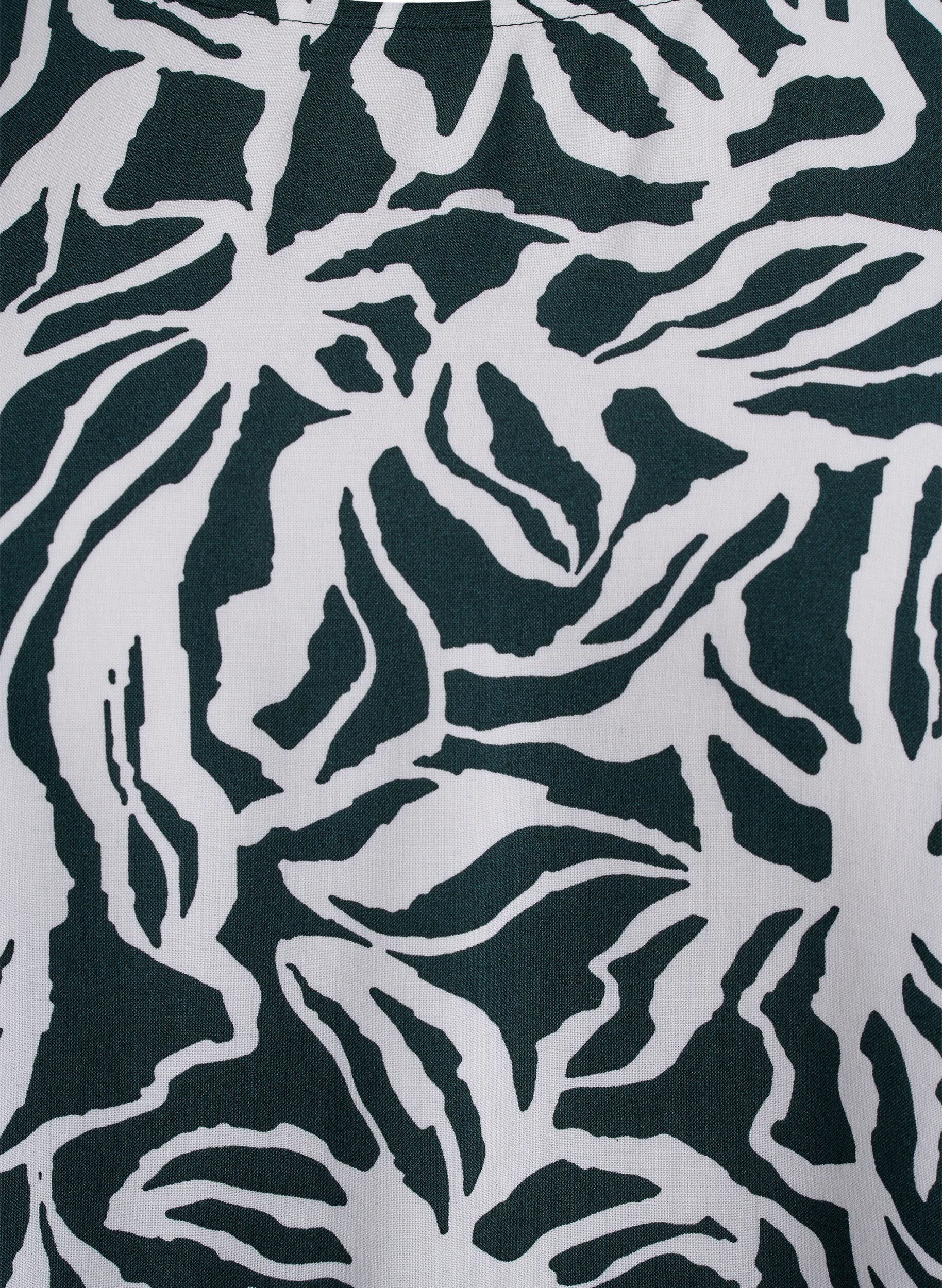 ZizziChemisier &agrave; manches courtes en viscose avec imprim&eacute;, Vert fonc&eacute;, Packshot image number 2