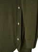 Blouse en maille avec boutons sur le c&ocirc;t&eacute;, Vert fonc&eacute;, Packshot image number 3