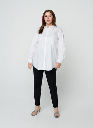 Chemise manches longues, Bright White, Model image number 2