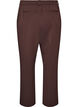 Pantalon de costume taille haute coupe droite, Marron, Packshot image number 1