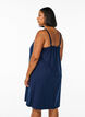 Robe &agrave; bretelles midi en coton bio, Bleu, Model image number 2