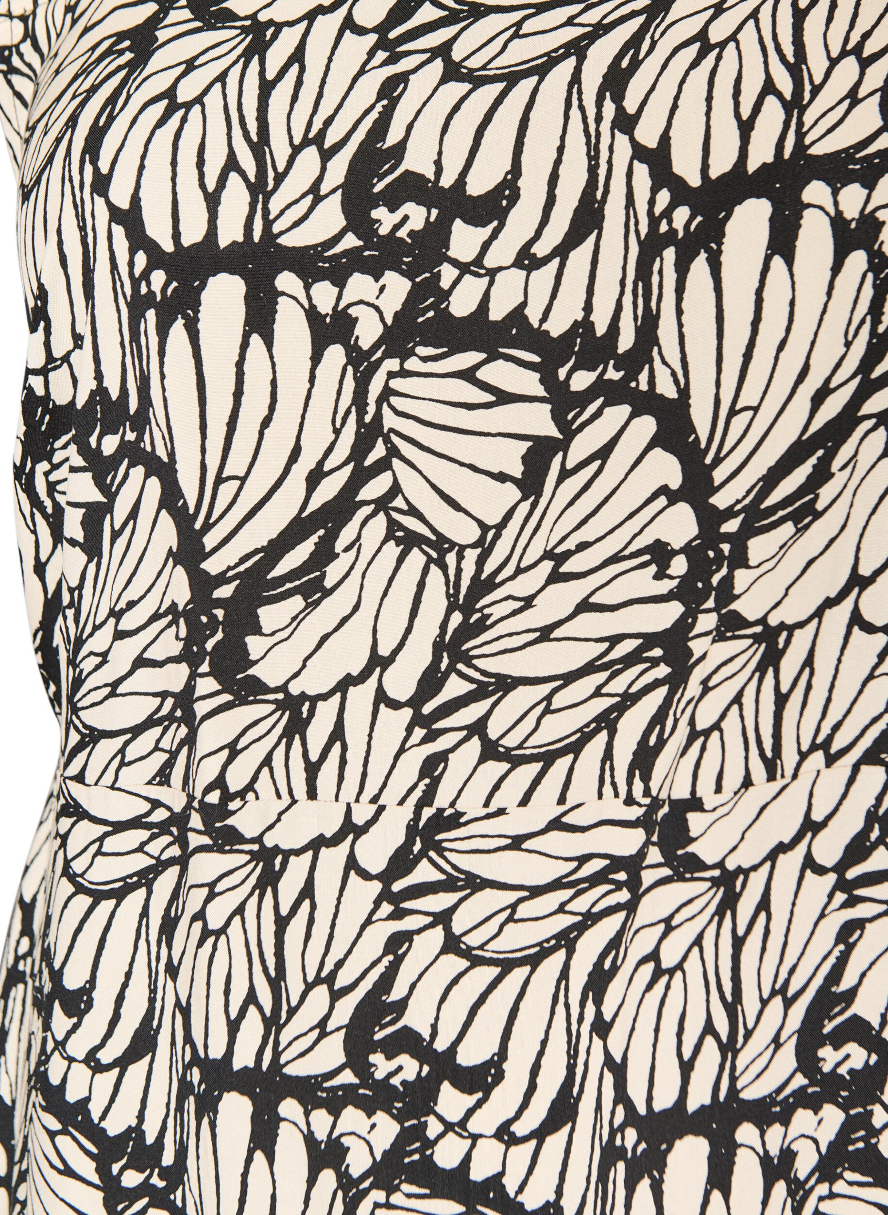 ZizziRobe d'&eacute;t&eacute; avec bretelles larges, Noir, Packshot image number 2