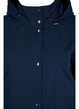 Parka avec capuche et poches, Navy Blazer, Packshot image number 2