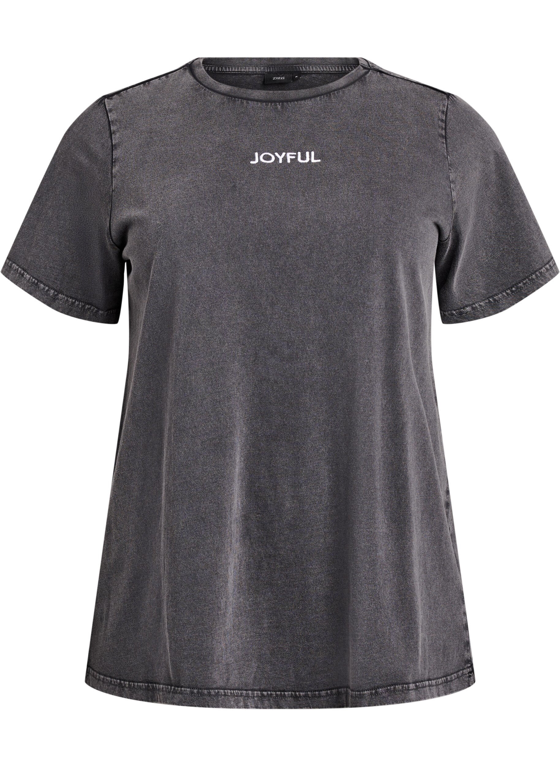 T-shirt en coton bio avec imprim&eacute; au dos