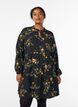 Robes &agrave; imprim&eacute; floral avec fermeture &agrave; cravate, Noir, Model image number 0