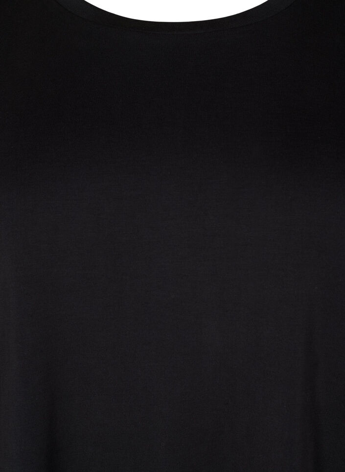 T-shirt en TENCEL™ Modal à col rond, Noir, Packshot image number 2