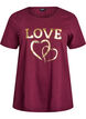 T-shirt imprim&eacute;, Bordeaux, Packshot image number 0
