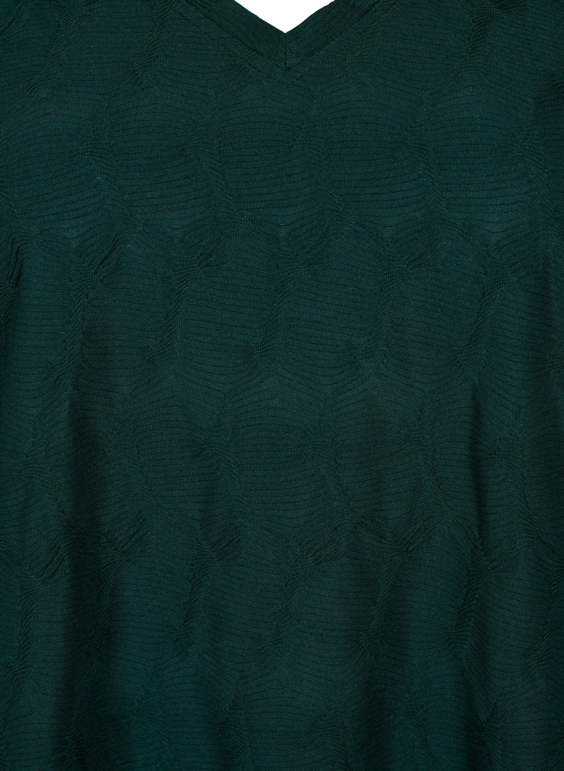 Zizzi FLASH - Chemisier &agrave; manches longues structur&eacute;	, Scarab, Packshot image number 2