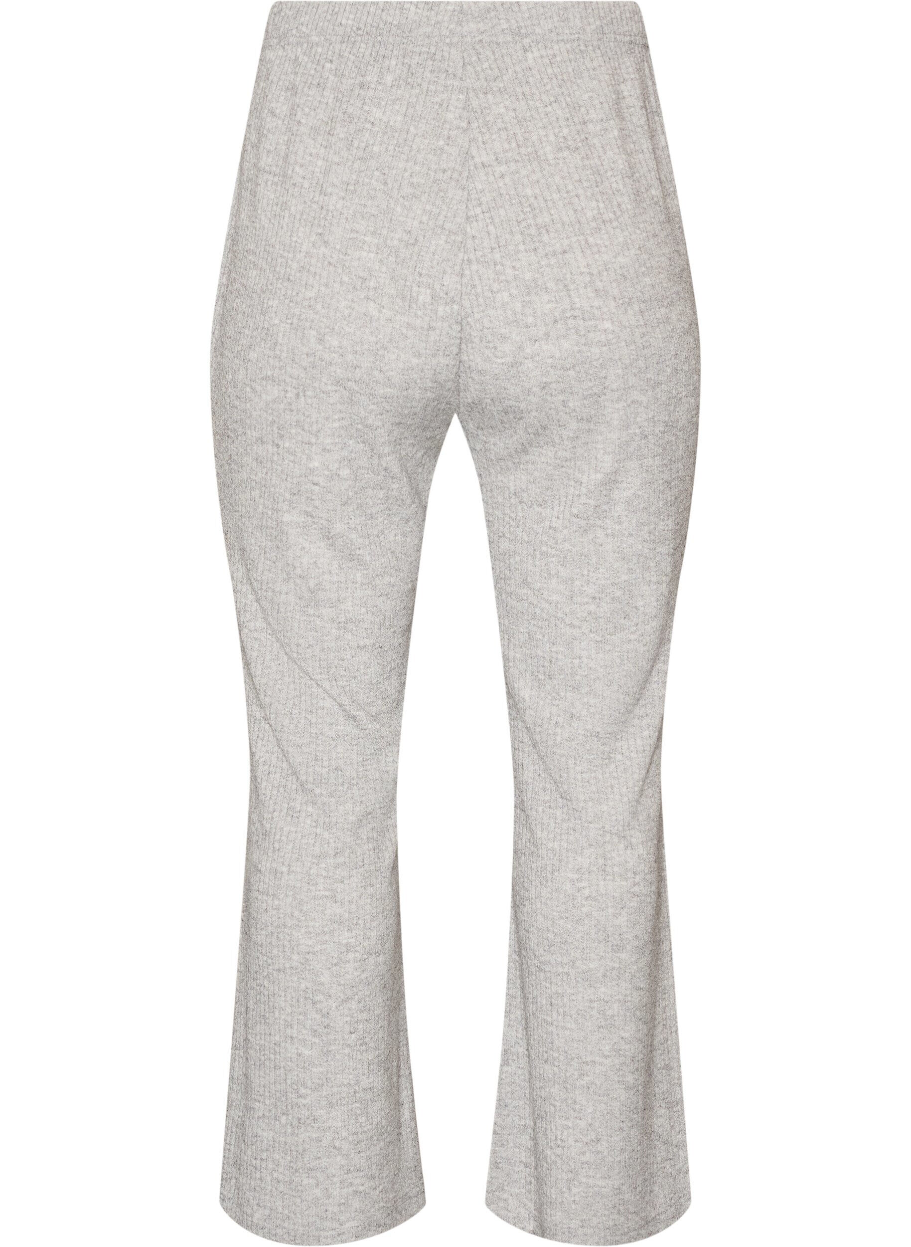 ZizziPantalon &eacute;vas&eacute; en jersey c&ocirc;tel&eacute;, Gris, Packshot image number 1