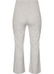 Pantalon &eacute;vas&eacute; en jersey c&ocirc;tel&eacute;, Gris, Packshot image number 1