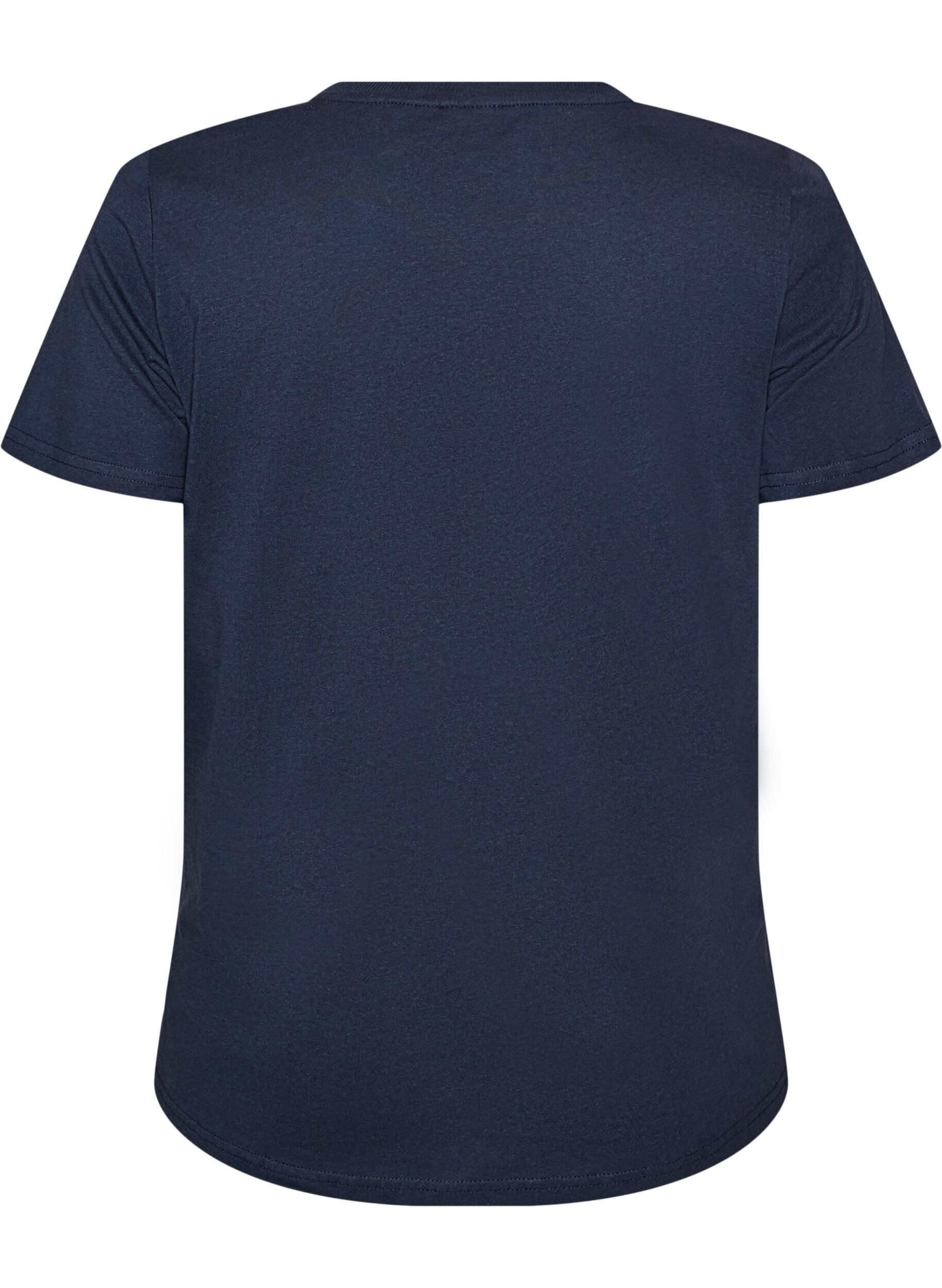 ZizziT-shirt de No&euml;l en coton bio, Bleu, Packshot image number 1