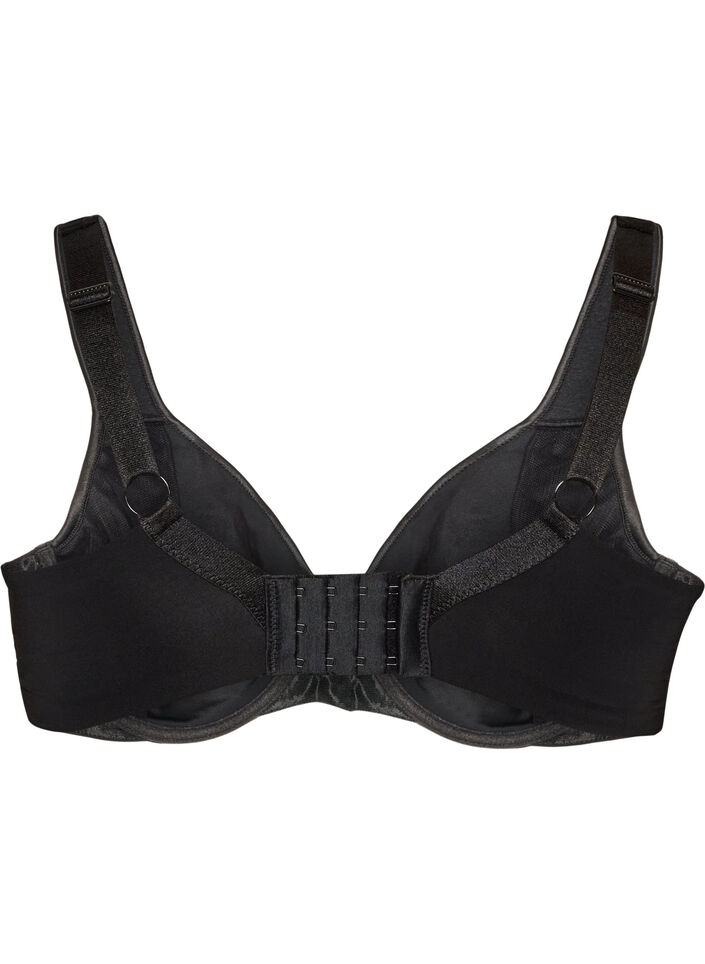 Soutien-gorge minimiseur avec bretelles rembourr&eacute;es, Noir, Packshot