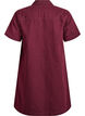 Robe courte en jean avec col et d&eacute;collet&eacute; en V, Bordeaux, Packshot image number 1