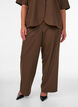 Pantalon &agrave; coupe ample avec paillettes, Marron, Model image number 2