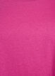 T-shirt &agrave; manches courtes en m&eacute;lange de coton, Rose, Packshot image number 2