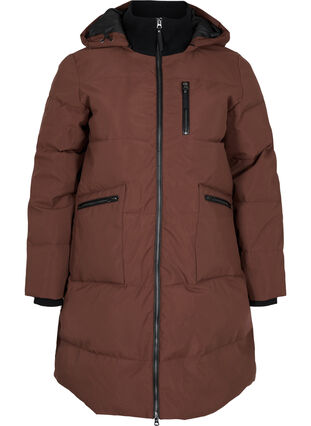 Manteau d'hiver avec capuche détachable, Friar Brown, Packshot image number 0