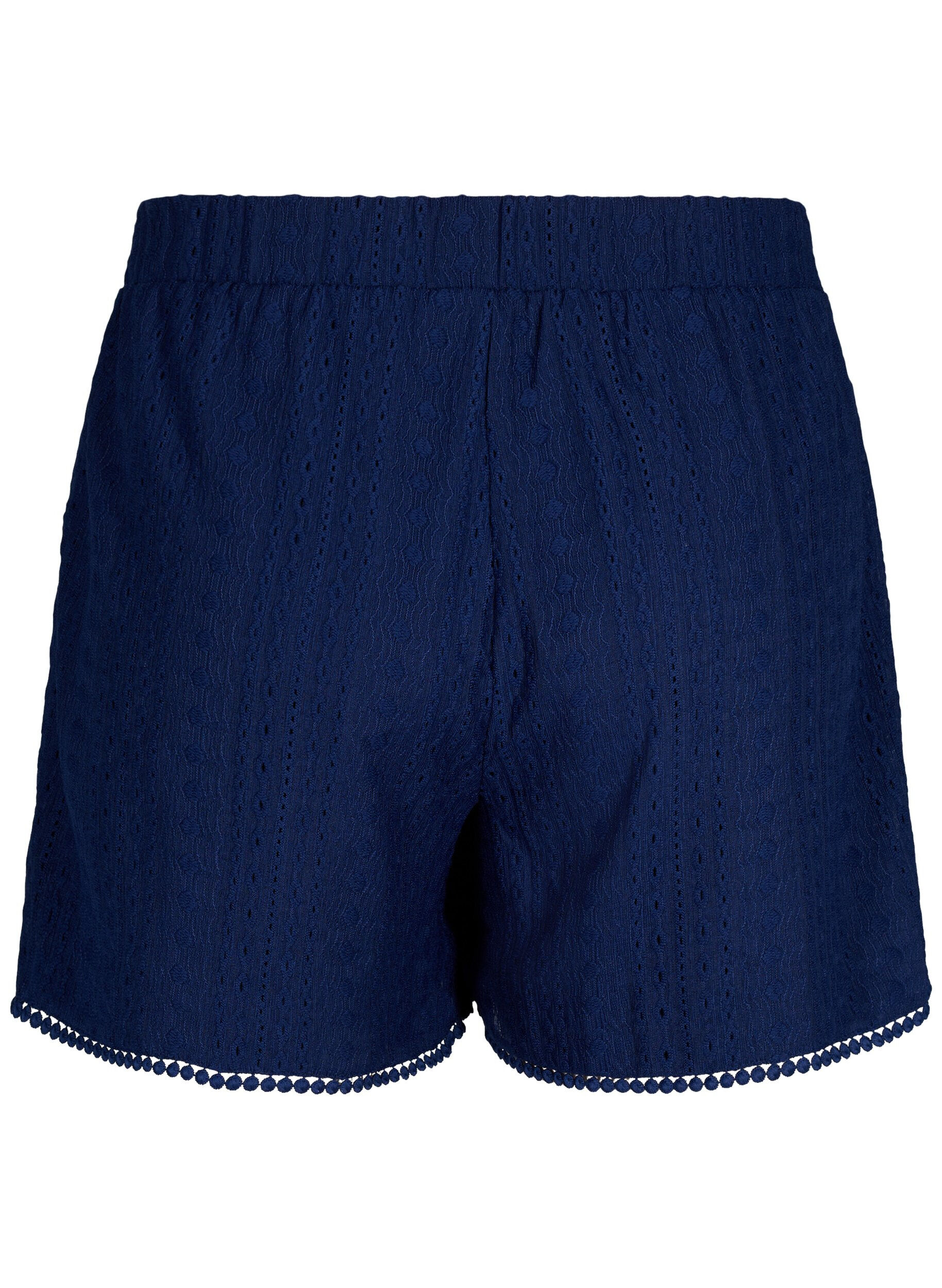 Zizzi Shorts &agrave; motif textur&eacute;, Medieval Blue, Packshot image number 1