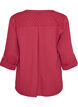 Blouse en mousseline de coton avec broderie anglaise, Rouge, Packshot image number 1