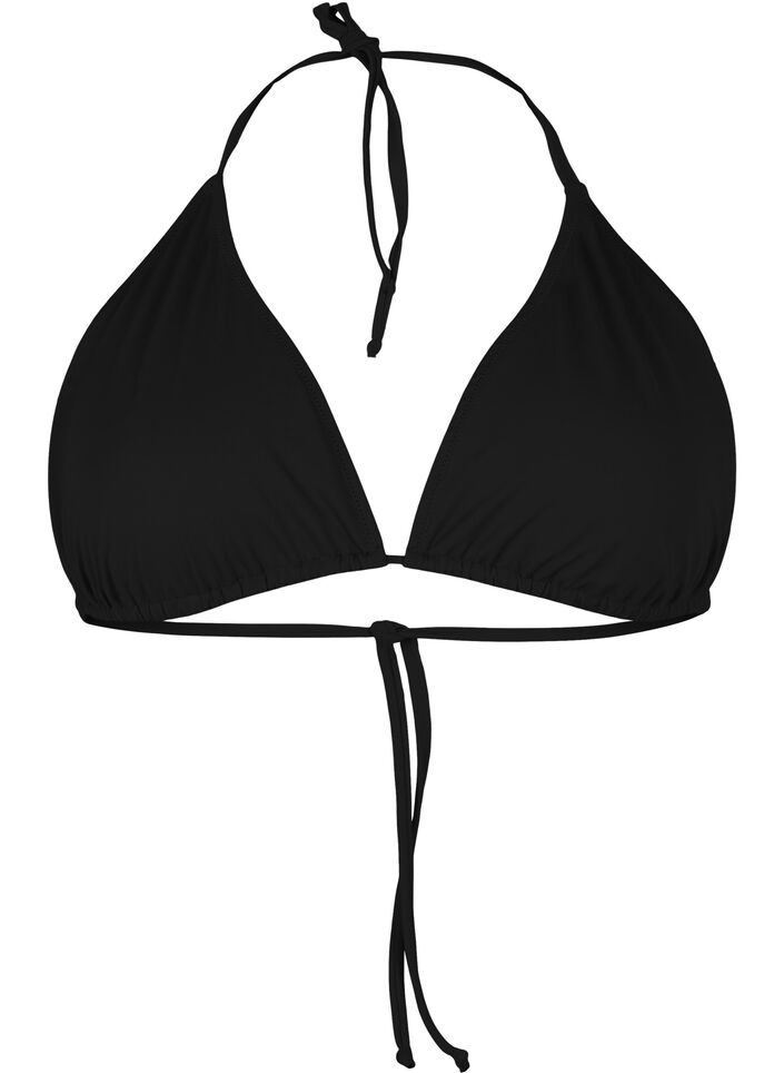 Soutien-gorge bikini triangle, Noir, Packshot image number 0