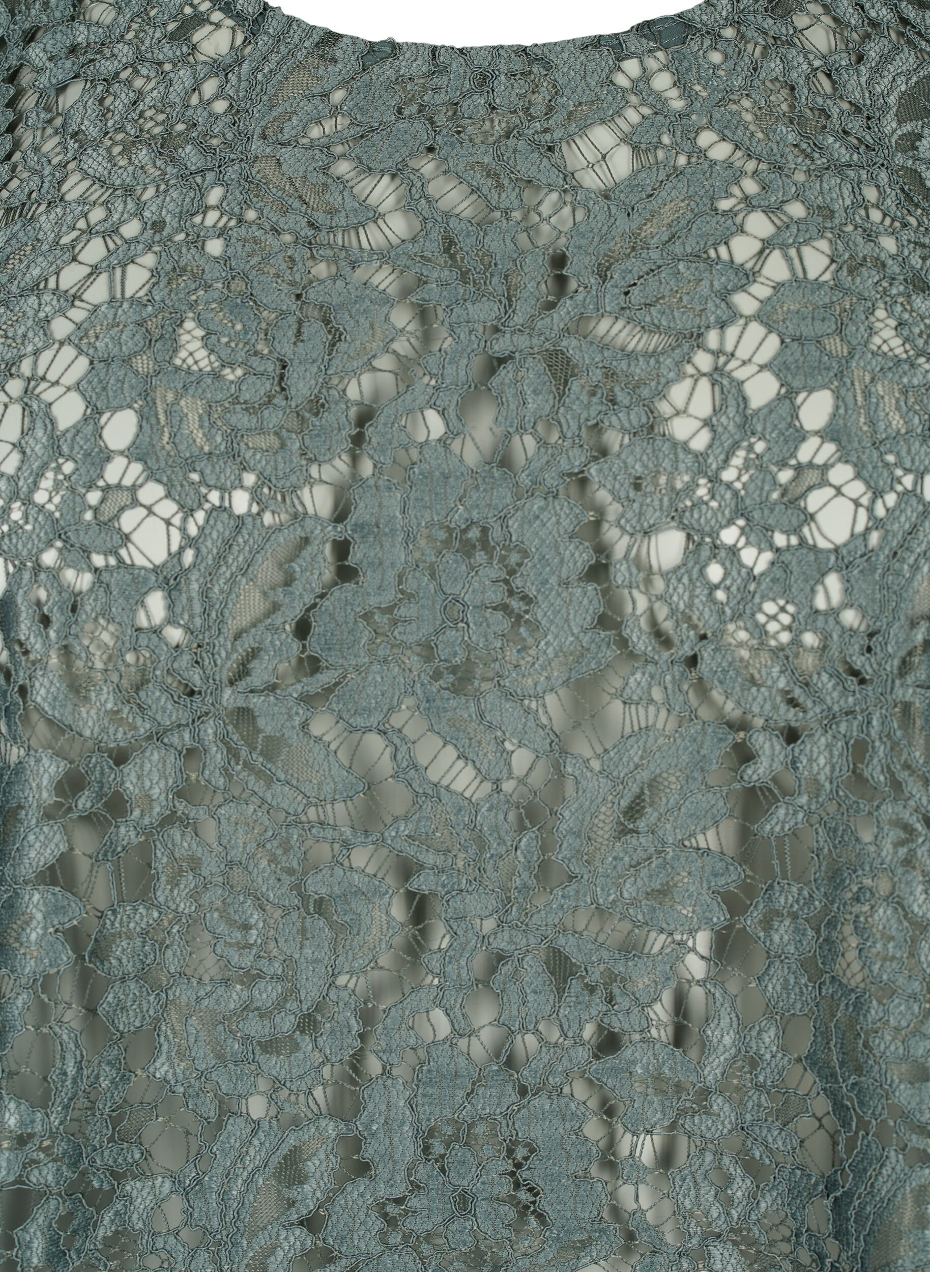 Zizzi FLASH &ndash; Blouse en dentelle &agrave; manches longues, Balsam Green, Packshot image number 2