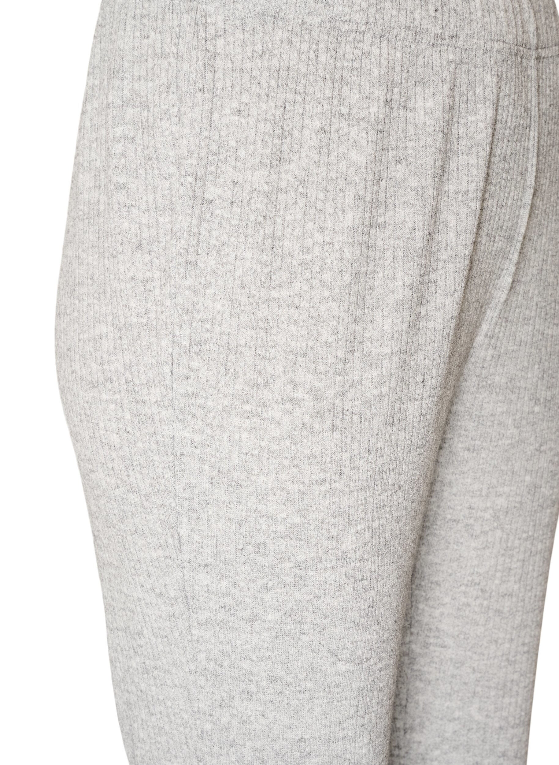 ZizziPantalon &eacute;vas&eacute; en jersey c&ocirc;tel&eacute;, Gris, Packshot image number 2