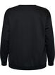 Sweat-shirt avec texte brod&eacute;, Noir, Packshot image number 1