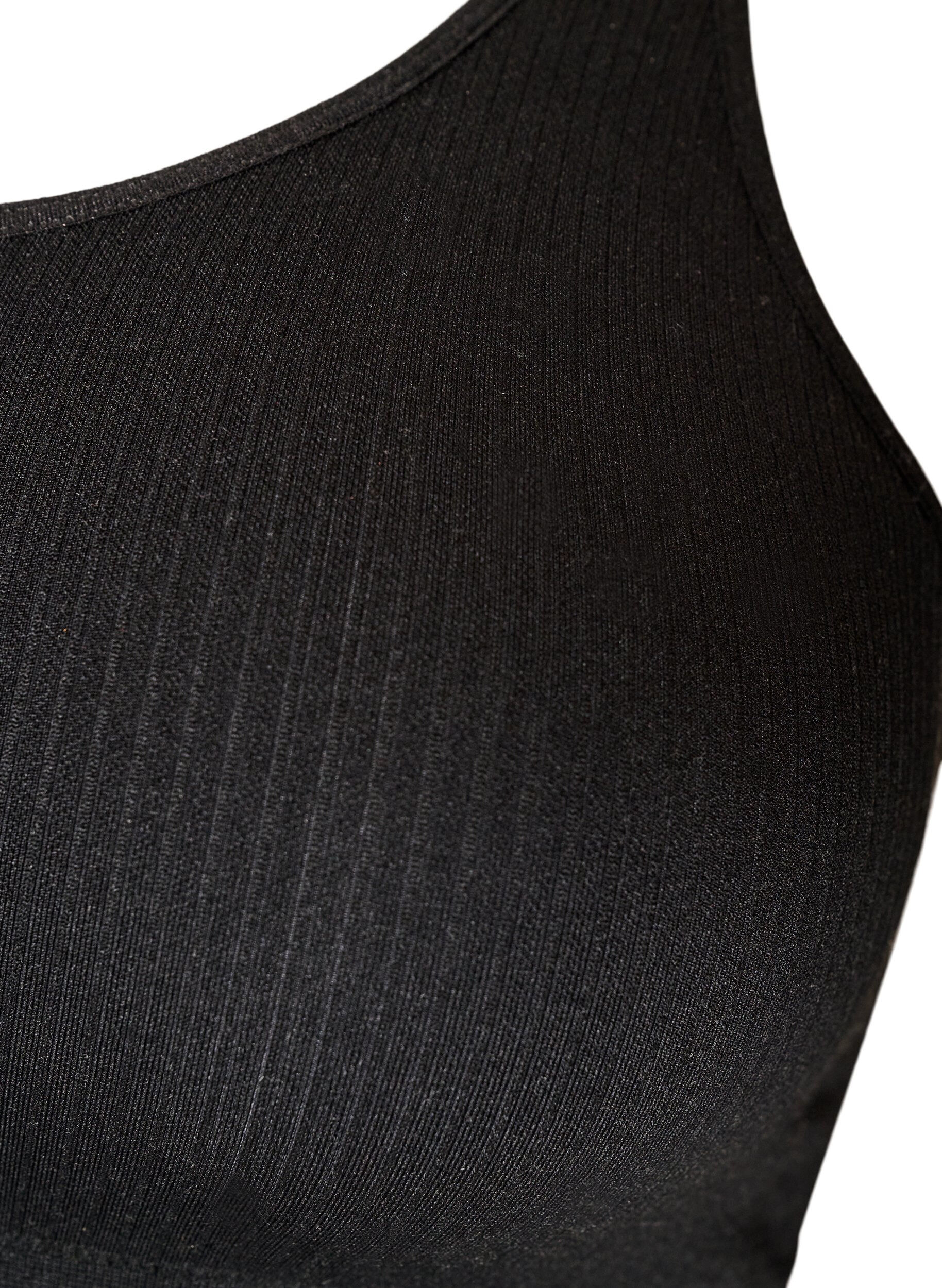 ZizziBrassi&egrave;re de sport c&ocirc;tel&eacute;e sans coutures, Noir, Packshot image number 3