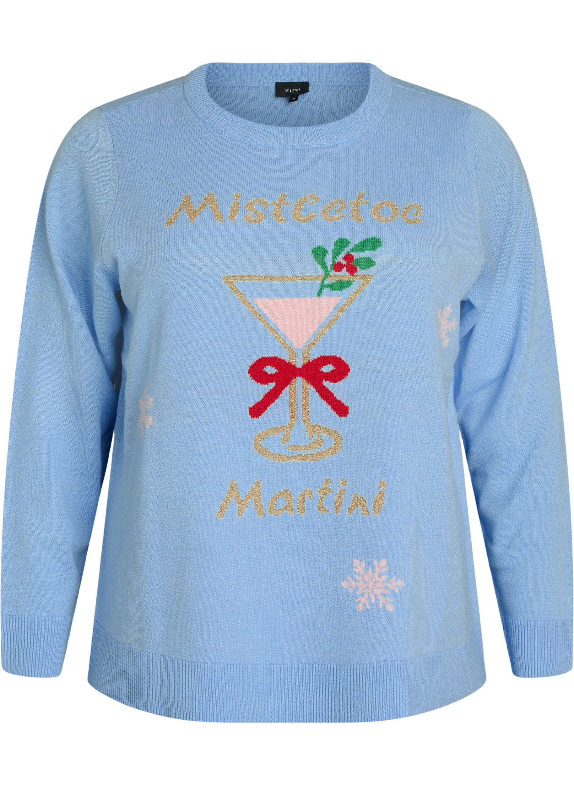 Blouse en maille avec motif de No&euml;l
