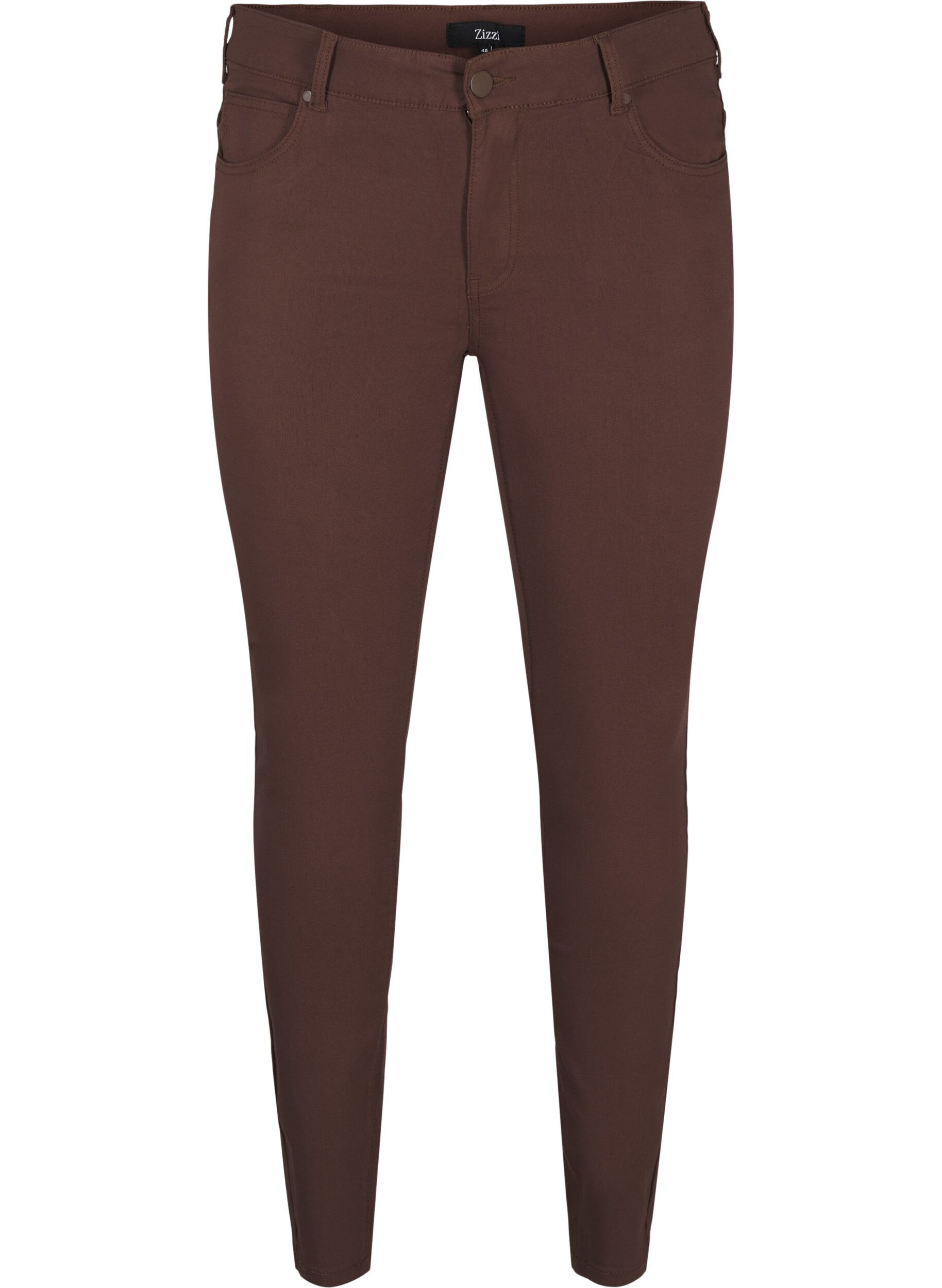 Zizzi Pantalon, Marron, Packshot image number 0