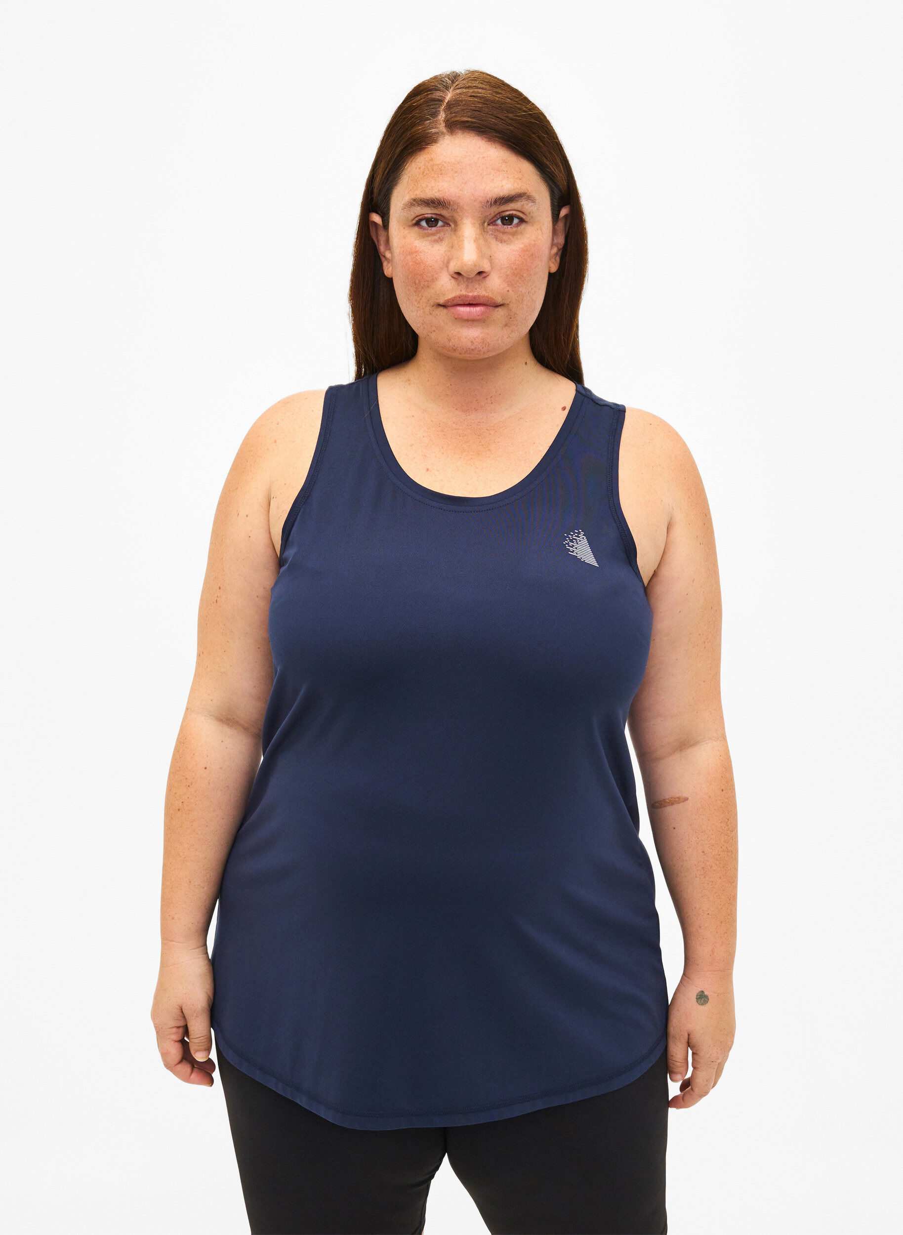 T-shirt de sport &agrave; col rond, Night Sky, Model