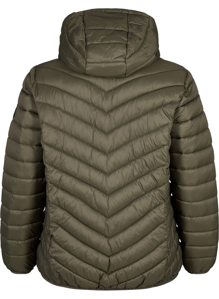 Veste l&eacute;g&egrave;re &agrave; capuche, Vert, Packshot image number 1