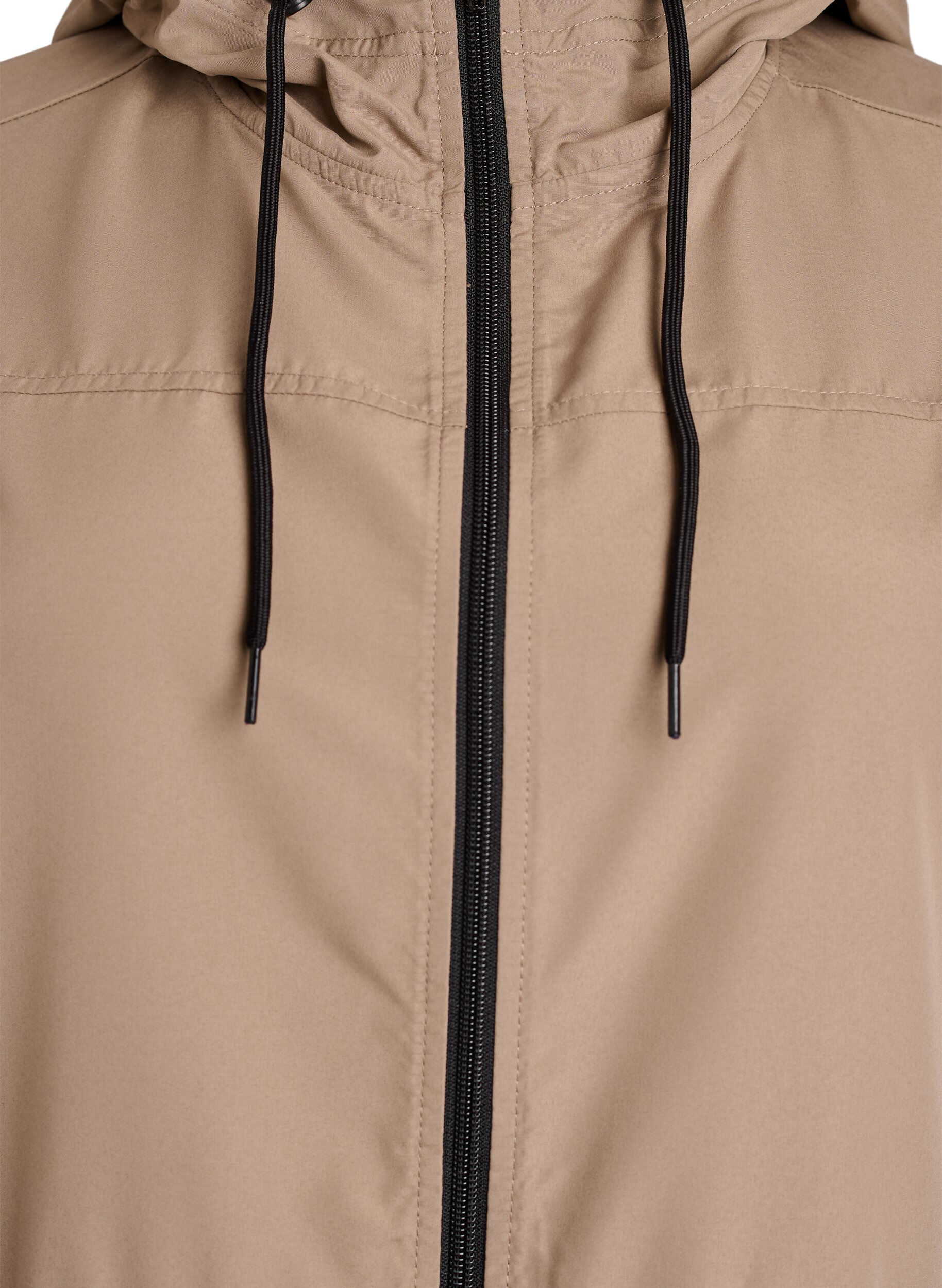 Zizzi Flash - Parka l&eacute;g&egrave;re avec capuche, Marron, Packshot image number 2