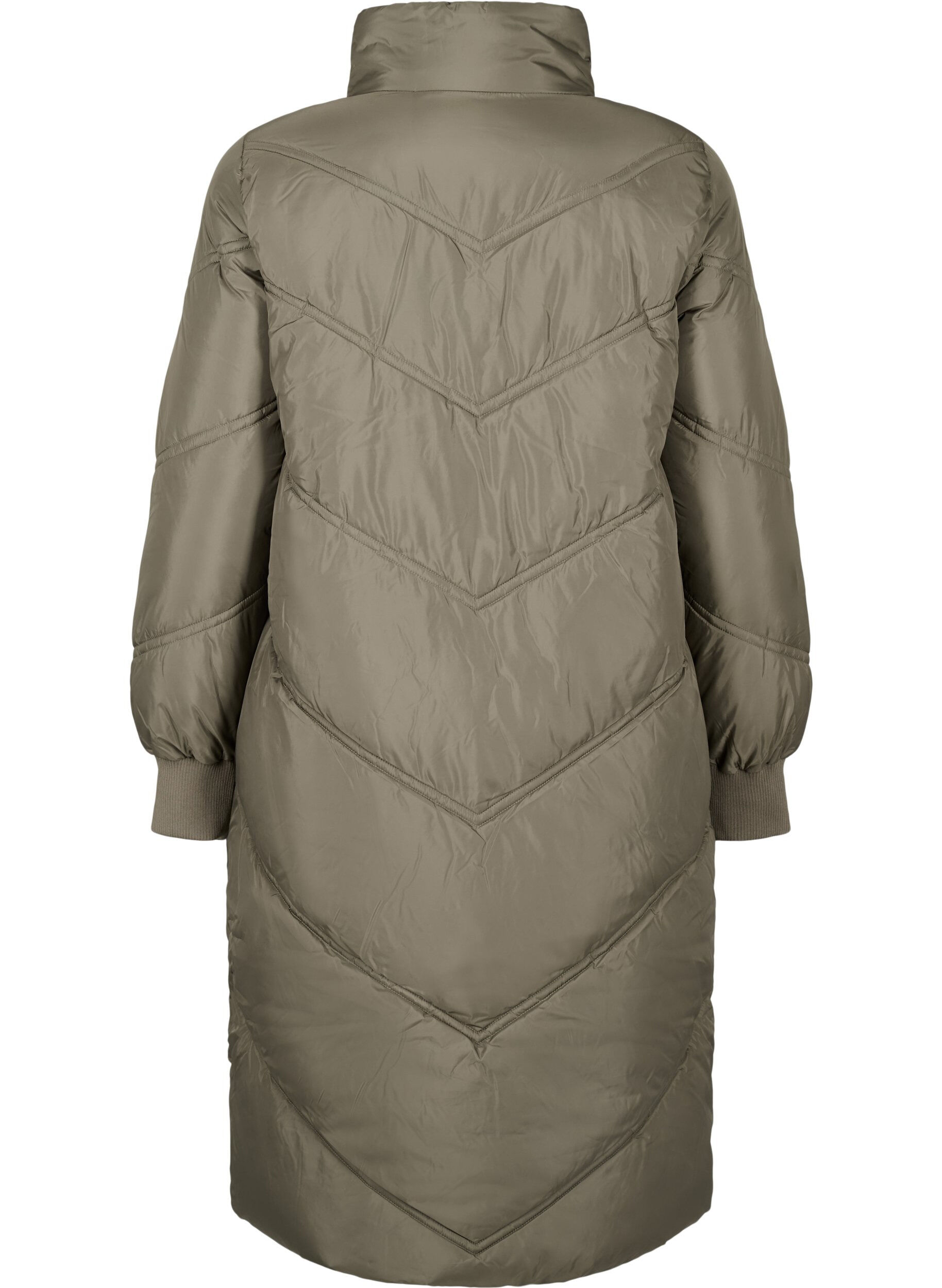 Zizzi Longue veste polaire d'hiver, Bungee Cord , Packshot image number 1