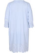 Robe en coton avec rayures et broderie anglaise, Blue Stripe, Packshot image number 1