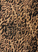 Blouse &agrave; manches courtes et encolure en V, Marron, Packshot image number 2
