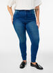 Jean Amy super slim &agrave; taille haute, Bleu, Model image number 2